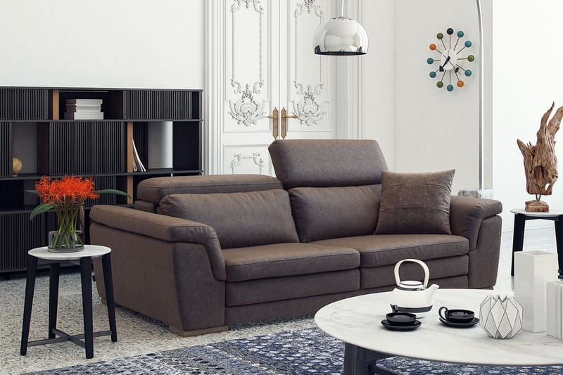 Herekino Sofa 3-seters - Grå - Møbler - Sofaer - Sofa 3 seter