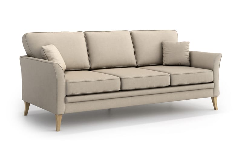 Juliette 3-seter Sofa - Beige - Møbler - Sofaer - Sofa 3 seter