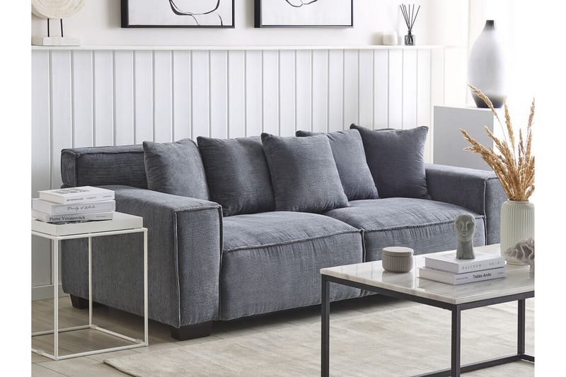 Lahall 3-seters Sofa - Mørkegrå - Møbler - Sofaer - Sofa 3 seter