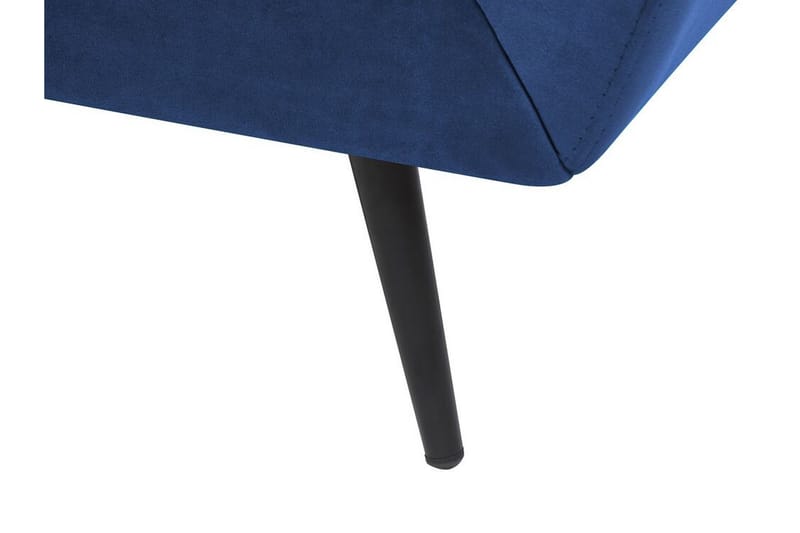 Lenvik 3-seters Sofa - Fløyel/Blå - Møbler - Sofaer - Sofa 3 seter