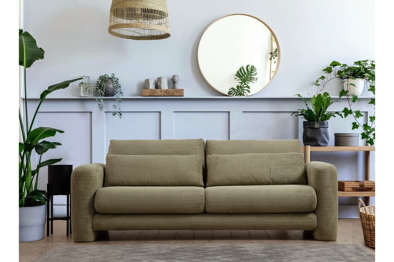 Makhan Sofa 3-seter - Grønn - Møbler - Sofaer - Sofa 3 seter