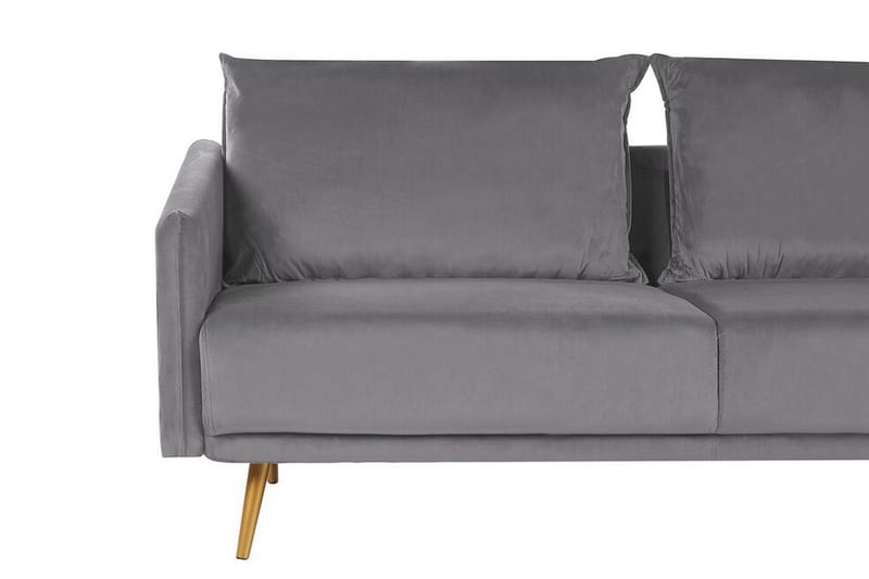 Maurana 3-seters Sofa - Fløyel/Grå - Møbler - Sofaer - Sofa 3 seter