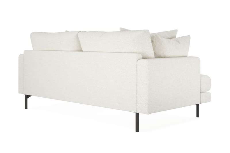 Menard 3-seter Sofa - Hvit Bouclé - Møbler - Sofaer - Sofa 3 seter