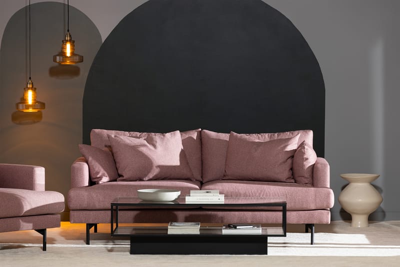 Menard 3-seter Sofa - Lilla - Møbler - Sofaer - Sofa 3 seter