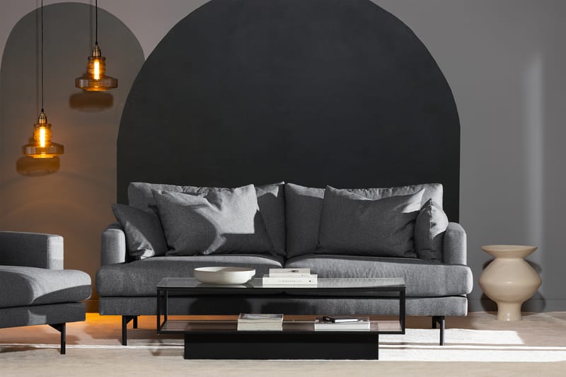 Menard 3-seter Sofa - Mørkegrå - Møbler - Sofaer - Sofa 3 seter