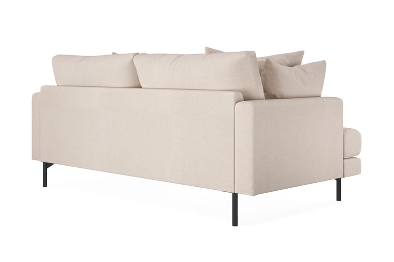 Menard Dyp 3-seters Sofa 205 cm bred - Lys Beige / Natur - Møbler - Sofaer - Sofa 3 seter