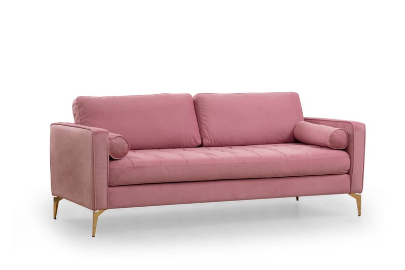 Mirrilnesh Sofa 3-seter - Rosa - Møbler - Sofaer - Sofa 3 seter