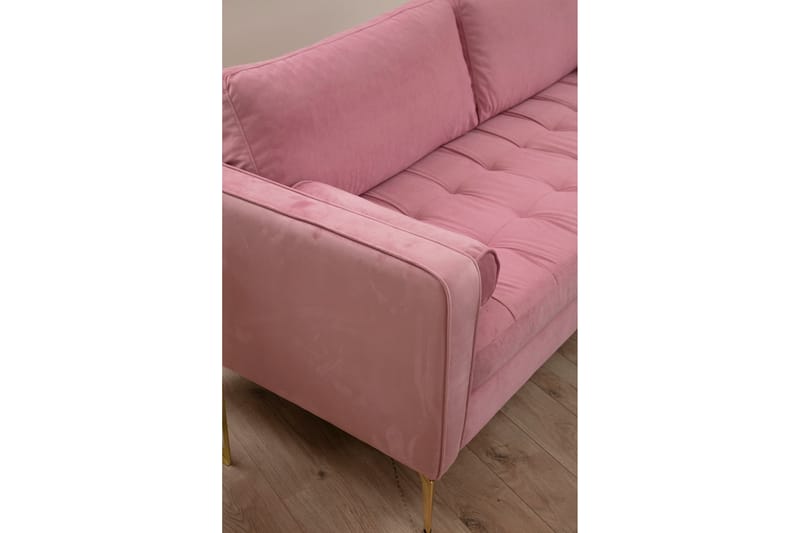 Mirrilnesh Sofa 3-seter - Rosa - Møbler - Sofaer - Sofa 3 seter