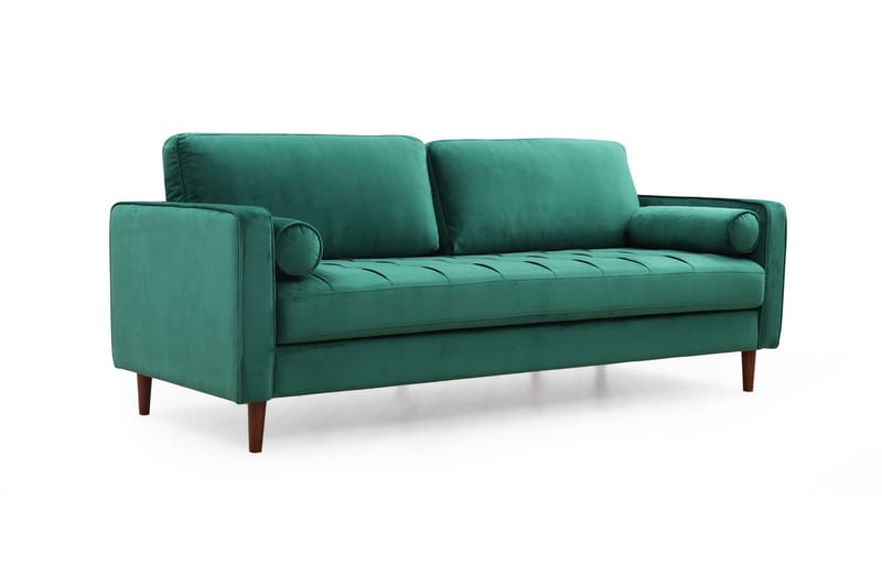 Mirrilnesh Sofa 3-seters - Grønn - Møbler - Sofaer - Sofa 3 seter