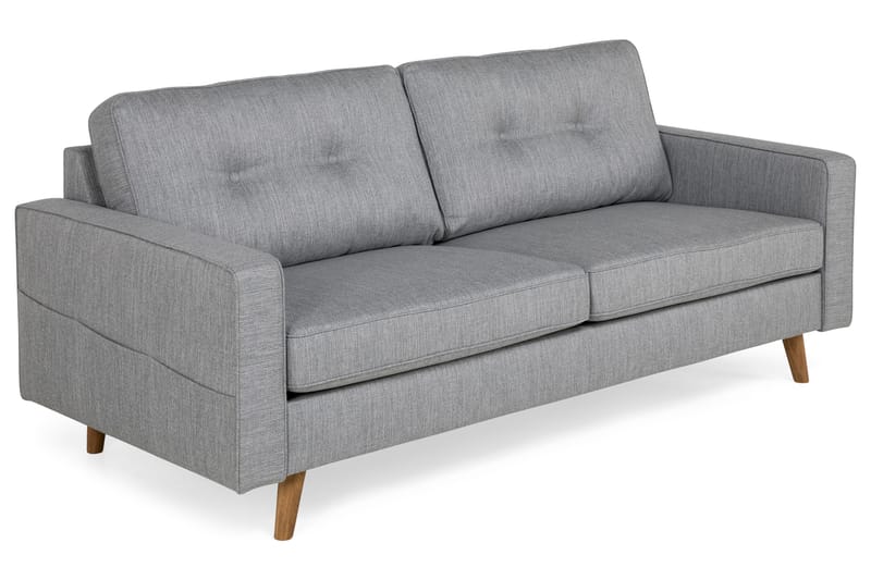 Monroe 3-seters Sofa - Lysegrå - Møbler - Sofaer - Sofa 3 seter