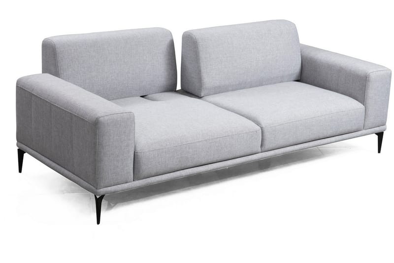 Nikeala 3-seters Sofa - Grå/Svart - Møbler - Sofaer - Sofa 3 seter