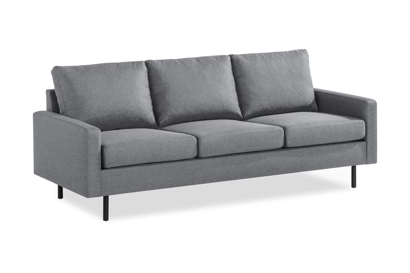 Peppe 3-seters Sofa - Lysegrå - Møbler - Sofaer - Sofa 3 seter