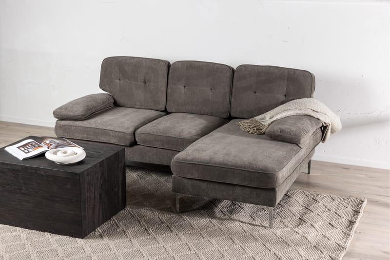 Remis Sofa 3-seter - Mørkegrå - Møbler - Sofaer - Sofa 3 seter