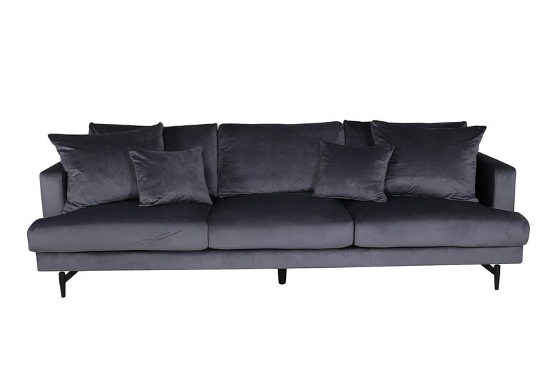 Sofia 3-seters Sofa - Grå - Møbler - Sofaer - Sofa 3 seter