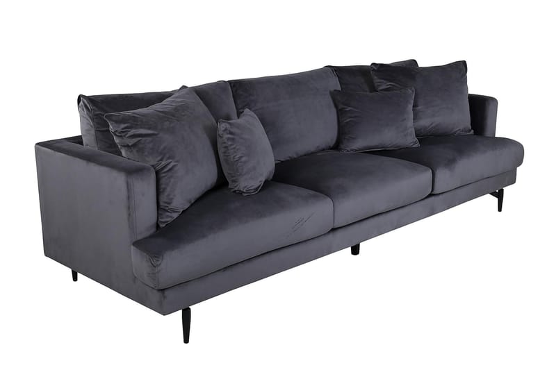 Sofia 3-seters Sofa - Grå - Møbler - Sofaer - Sofa 3 seter