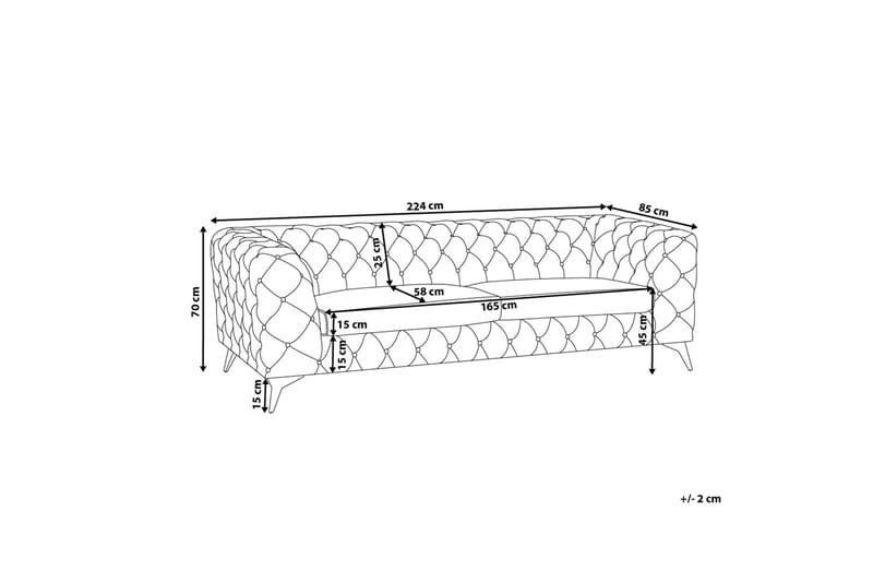 Sotra Sofa 2-4 Seter - Lilla - Møbler - Sofaer - Sofa 3 seter