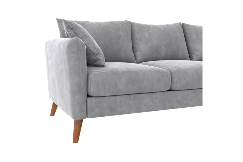 Stepane Sofa - Lysegrå - Møbler - Sofaer - Sofa 3 seter