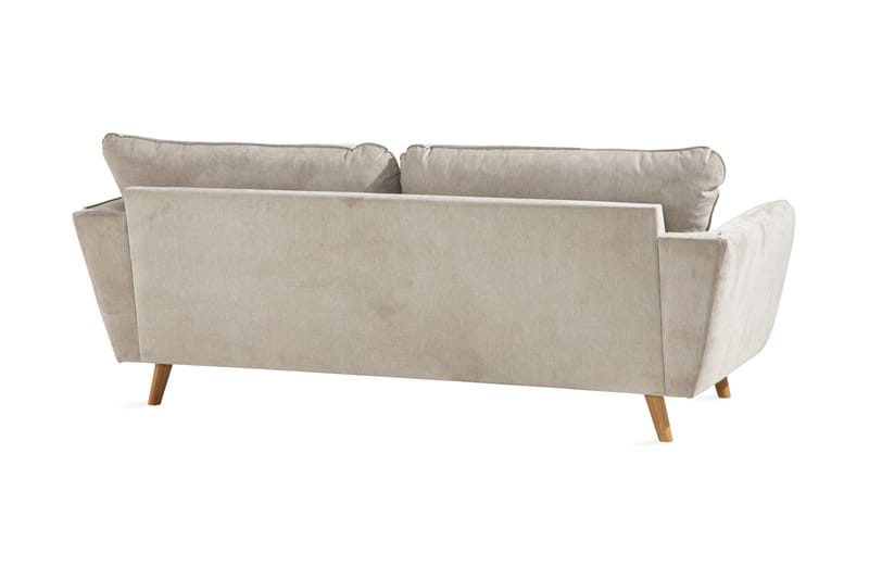 Trend Luksus 3-seter Moderne Sofa 224 cm Bred - Beige - Møbler - Sofaer - Sofa 3 seter