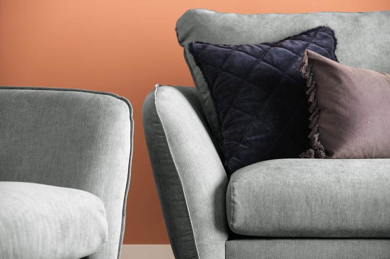 Trend Lyx 3-seter Sofa - Grå - Møbler - Sofaer - Sofa 3 seter