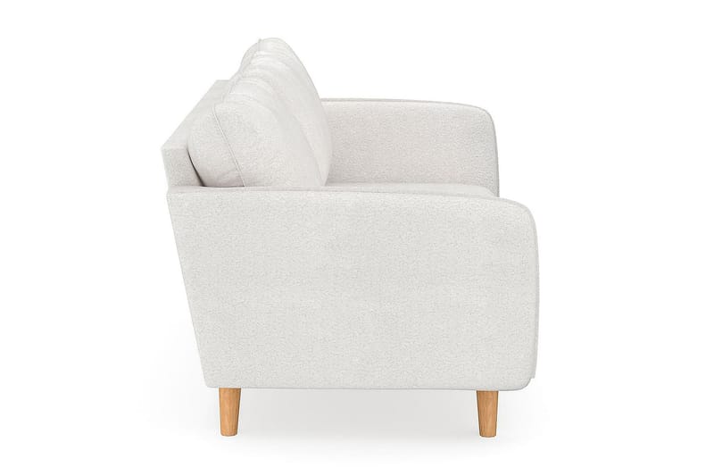 Trend Lyx 3-seter Sofa - Hvit|Bouclé - Møbler - Sofaer - Sofa 3 seter