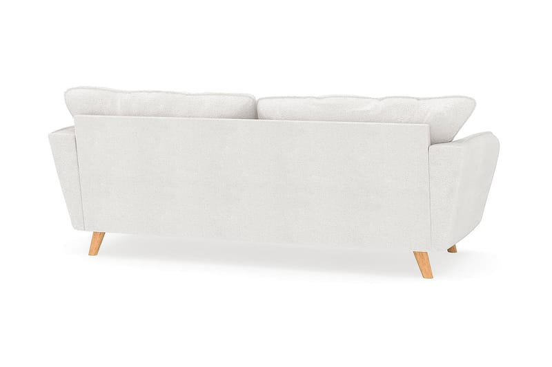 Trend Lyx 3-seter Sofa - Hvit|Bouclé - Sofa 3 seter