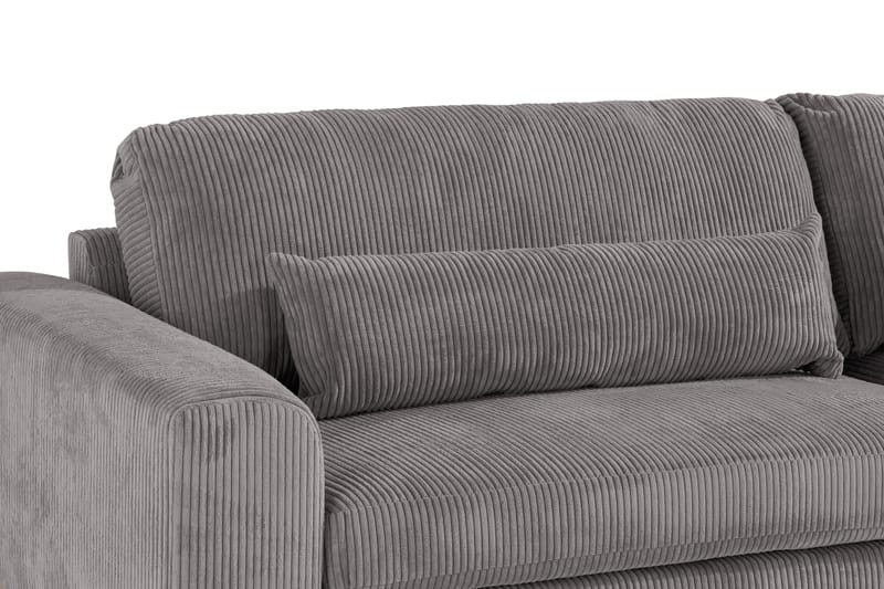 Copenhagen 4-seter Sofa Cordfløyel - Grå - 4 seter sofa