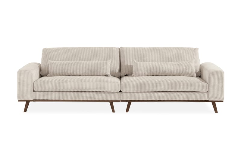 Copenhagen 4-seters Cordfløyelsofa - Beige - Møbler - Sofaer - 4 seter sofa