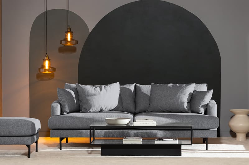 Menard 4-seter Sofa - Grå - Møbler - Sofaer - 4 seter sofa