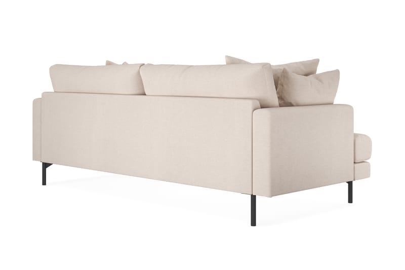 Menard Dyp 4-seters Sofa 225 cm bred - Lys Beige / Natur - Møbler - Sofaer - 4 seter sofa