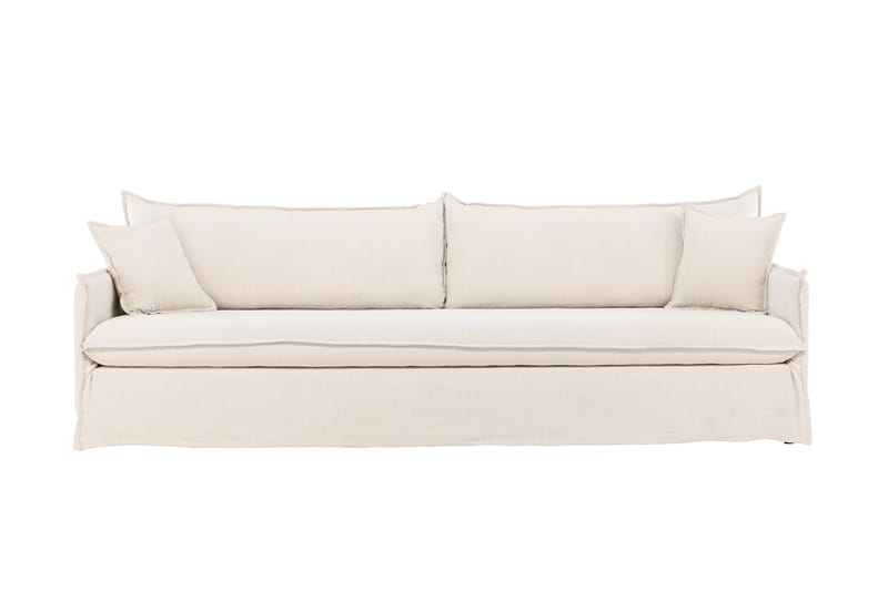 Nova Dyp Sofa 4-seters Sittedybde 78 cm Bredde 275 cm Høyde 90 cm - Lys Beige - Møbler - Sofaer - 4 seter sofa