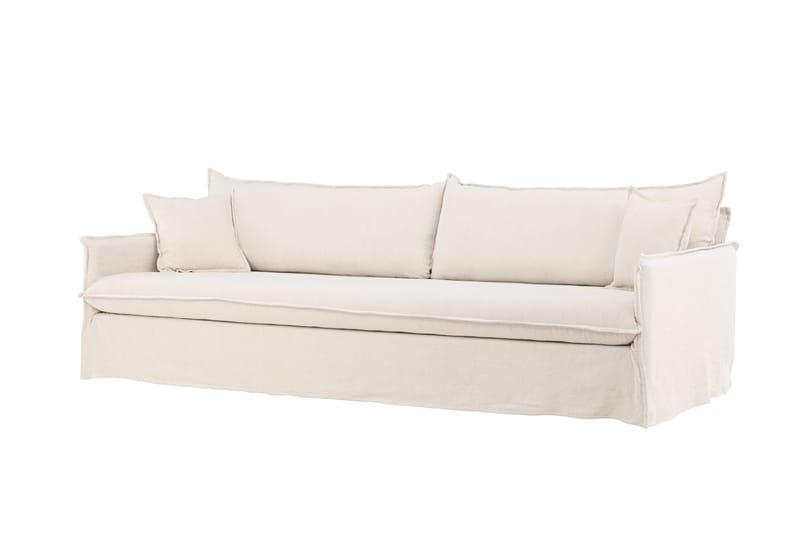 Nova Dyp Sofa 4-seters Sittedybde 78 cm Bredde 275 cm Høyde 90 cm - Lys Beige - Møbler - Sofaer - 4 seter sofa