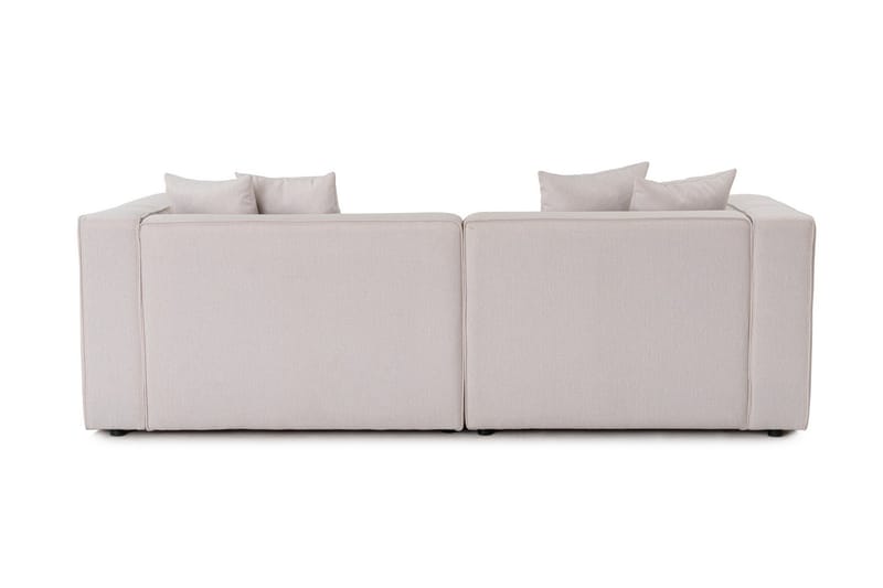 Abbas 4-seters Sofa med Divan - Ecru - Møbler - Sofaer - Sofa med sjeselong