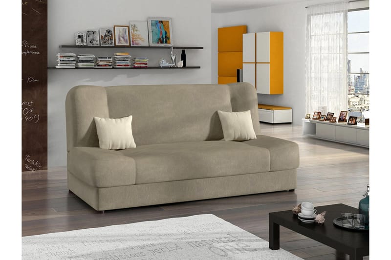 Abron Sofa 3-seter - Beige/Brun - Møbler - Sofaer - Sofa 3 seter