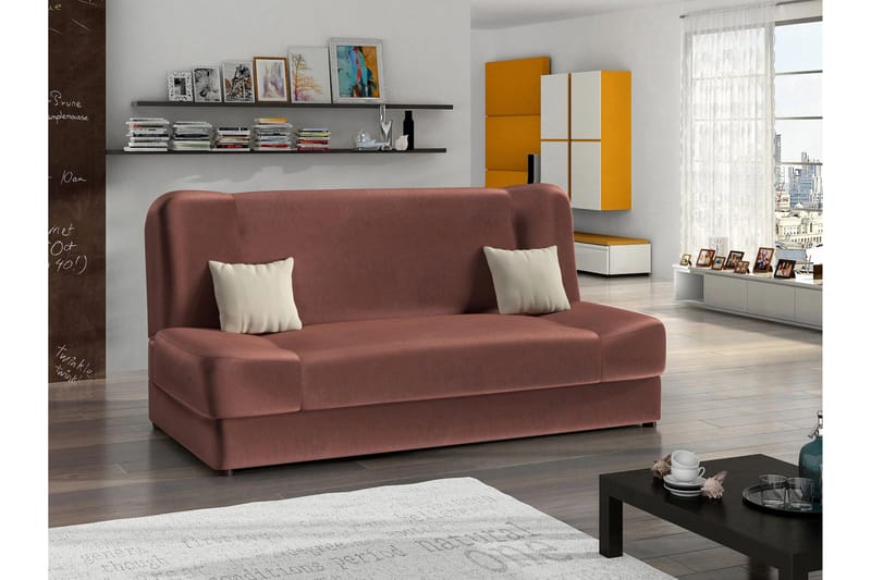 Abron Sofa 3-seter - Brun/Beige - Møbler - Sofaer - Sofa 3 seter