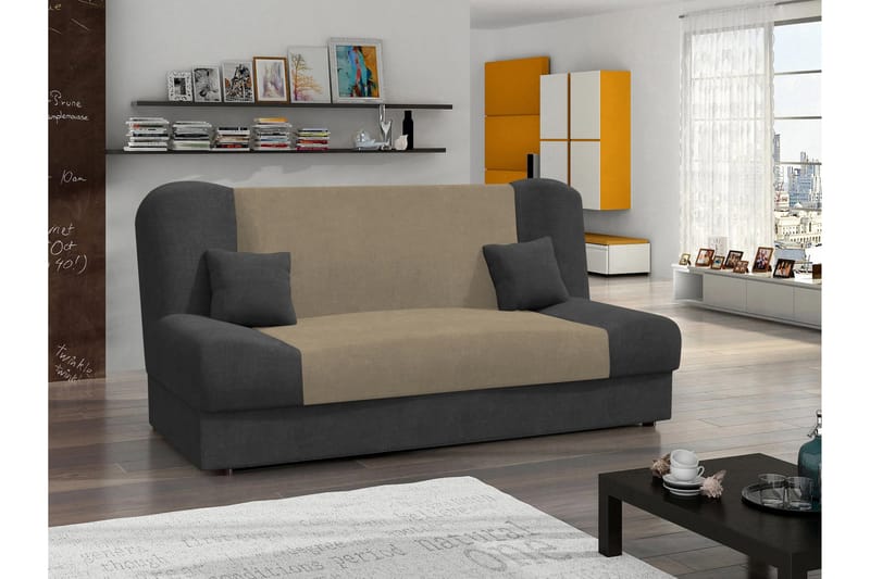 Abron Sofa 3-seter - Grå/Beige - Møbler - Sofaer - Sofa 3 seter