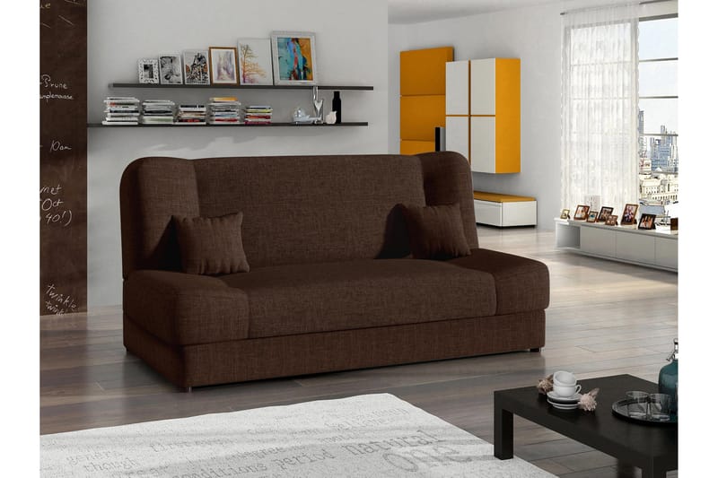 Abron Sofa 3-seter - Kobber/Brun - Møbler - Sofaer - Sofa 3 seter