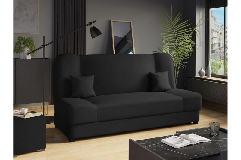 Abron Sofa 3-seter - Svart - Møbler - Sofaer - Sofa 3 seter