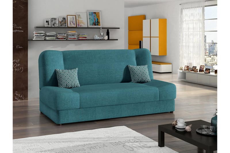 Abron Sofa 3-seter - Turkis - Møbler - Sofaer - Sofa 3 seter