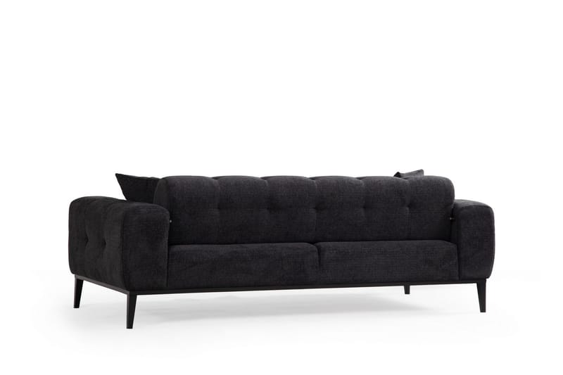 Adelphe 4-seters Sovesofa - Svart - Møbler - Sofaer - Sovesofaer