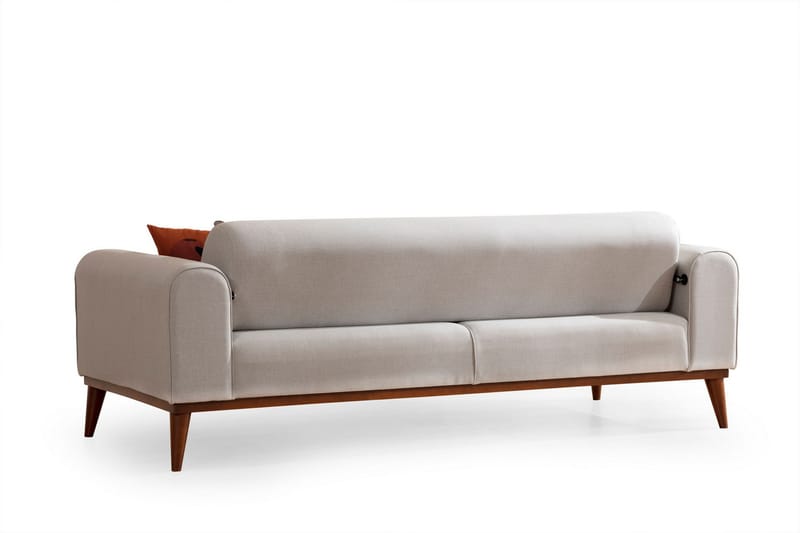 Akio 4-seters Sovesofa - Krem - Møbler - Sofaer - Sovesofaer