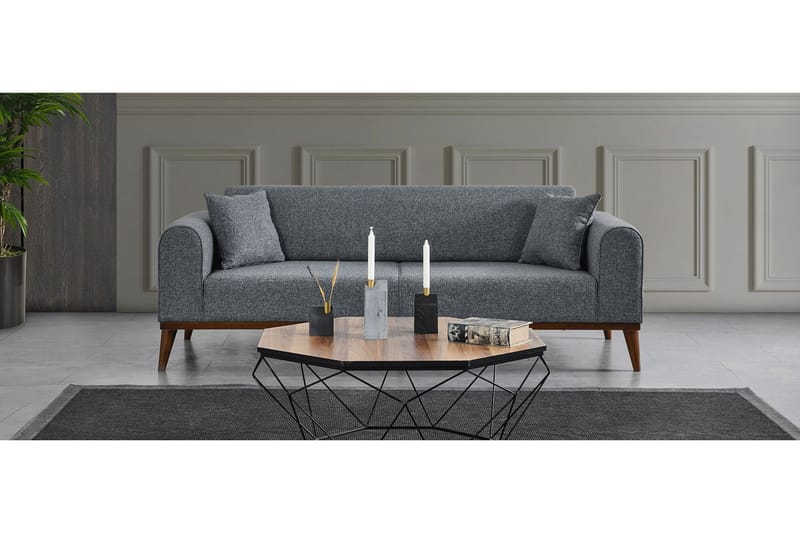 Akio 4-seters Sovesofa - Lysegrå - Møbler - Sofaer - Sovesofaer