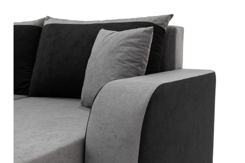 Alvared Sofa Dobbeldivan 4-seter - Lys grå/Grå - Møbler - Sofaer - U-sofa