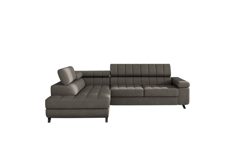 Amshyttan Sofa med Sjeselong 3-seter - Brun - Møbler - Sofaer - Sofa med sjeselong