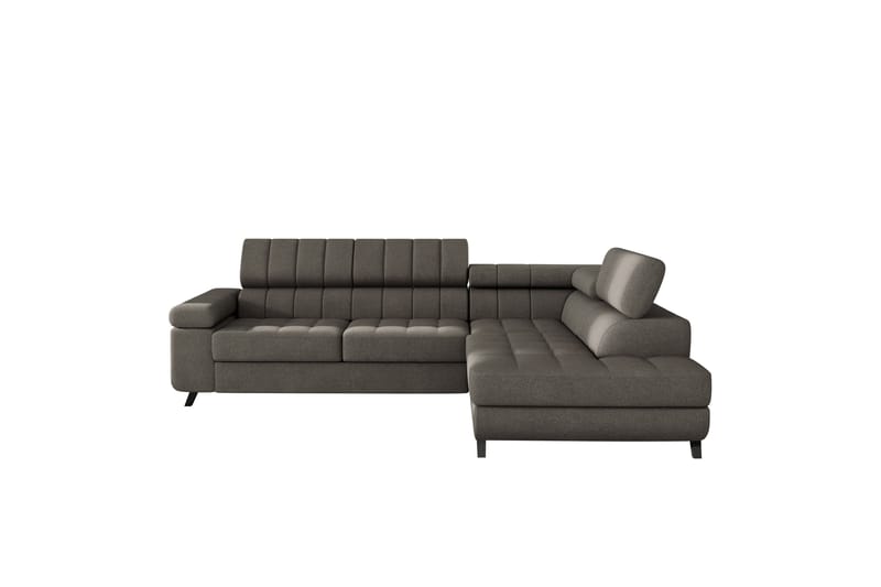 Amshyttan Sofa med Sjeselong 3-seter - Brun - Møbler - Sofaer - Sofa med sjeselong