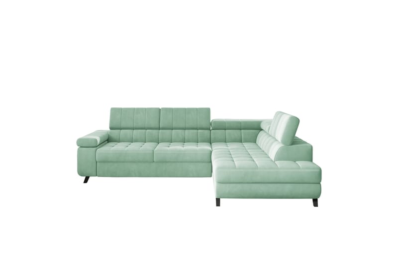 Amshyttan Sofa med Sjeselong 3-seter - Grønn - Møbler - Sofaer - Sofa med sjeselong