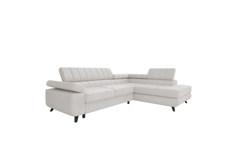 Amshyttan Sofa med Sjeselong 3-seter - Hvit - Møbler - Sofaer - Sofa med sjeselong