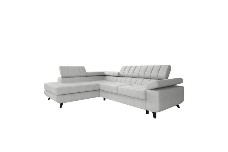 Amshyttan Sofa med Sjeselong 3-seter - Lys grå - Møbler - Sofaer - Sofa med sjeselong