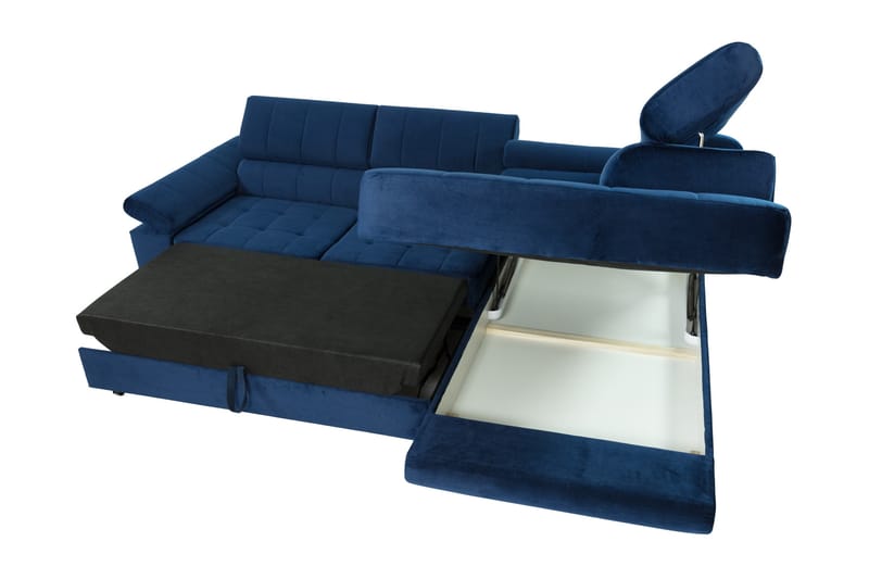 Amshyttan Sofa med Sjeselong 3-seter - Svart - Møbler - Sofaer - Sofa med sjeselong