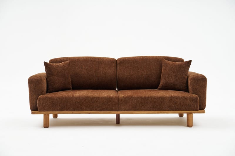 Arman 3-seters Sofa - Brun - Møbler - Sofaer - Sofa 3 seter