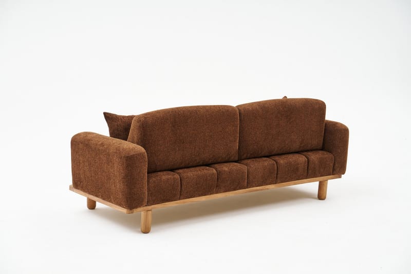 Arman 3-seters Sofa - Brun - Møbler - Sofaer - Sofa 3 seter